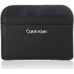 Czarne Etui na karty kredytowe damskie marki Calvin Klein 