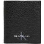 Czarne Etui na karty kredytowe męskie dżinsowe marki Calvin Klein Jeans 