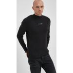 Calvin Klein Jeans Sweter J30J319788.PPYY męski kolor czarny lekki z półgolfem