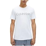 Białe Koszulki męskie z krótkimi rękawami marki Calvin Klein w rozmiarze M 