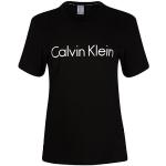 Czarne Koszulki damskie z krótkimi rękawami marki Calvin Klein w rozmiarze S 