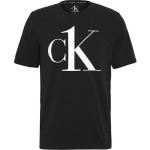 Czarne Koszulki do spania męskie z krótkimi rękawami marki Calvin Klein CK One w rozmiarze XL 