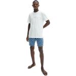 Niebieskie Piżamy na lato męskie marki Calvin Klein w rozmiarze XL 
