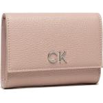 Różowe Portfele damskie eleganckie marki Calvin Klein 