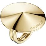 Złote pierścionki pozłacane marki Calvin Klein w rozmiarze 15 