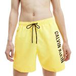 Żółte Spodenki kąpielowe męskie marki Calvin Klein w rozmiarze S 
