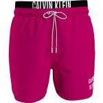 Różowe Spodenki kąpielowe męskie marki Calvin Klein w rozmiarze S 