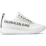 Białe Trampki & tenisówki męskie dżinsowe marki Calvin Klein w rozmiarze 43 