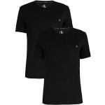 Czarne Koszulki męskie z krótkimi rękawami marki Calvin Klein CK One w rozmiarze M 
