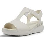 Białe Sandały na koturnie damskie wodoodporne gładkie na lato marki Camper w rozmiarze 38 