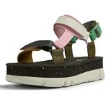 Wielokolorowe Sandały damskie ultralekkie na lato marki Camper w rozmiarze 36 - Zrównoważony rozwój 