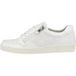 Białe Buty skórzane damskie z nappy marki Caprice w rozmiarze 37,5 