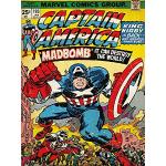 Captain America nadruk na płótnie "Madbomb", baweł