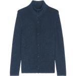 Niebieskie Swetry oversize męskie sportowe bawełniane marki Marc O'Polo w rozmiarze XL 