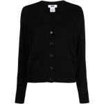 Czarne Kardigany damskie w stylu casual wełniane marki DKNY | Donna Karan w rozmiarze XL 