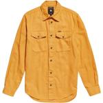 Żółte Koszule męskie w stylu casual marki G-Star w rozmiarze M 