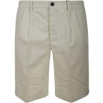 Beżowe Spodnie Bermudy w stylu casual w rozmiarze XL 