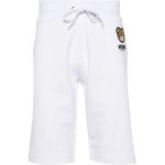 Białe Krótkie spodnie męskie z motywem misiów w stylu casual marki MOSCHINO w rozmiarze L 