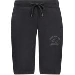 Czarne Krótkie spodnie męskie w stylu casual bawełniane marki PAUL & SHARK w rozmiarze S 
