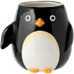 Wielokolorowe Wazony ceramiczne z motywem pingwinów ceramiczne marki Puckator 