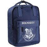 Niebieskie Plecaki na zamek damskie w paski Harry Potter 