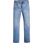 Niebieskie Proste jeansy męskie dżinsowe o szerokości 38 o długości 32 marki LEVI´S 501 