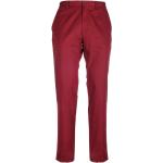 Czerwone Spodnie typu chinos męskie bawełniane marki Dolce & Gabbana w rozmiarze XL 