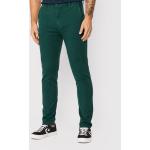 Przecenione Zielone Spodnie typu chinos męskie Tapered fit rurki marki LEVI´S 