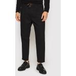 Przecenione Czarne Spodnie typu chinos męskie Tapered fit marki Only & Sons 