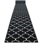 Czarne Chodniki dywanowe z polipropylenu marki Dywany Łuszczów 