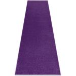 Fioletowe Chodniki dywanowe gładkie z polipropylenu marki Dywany Łuszczów 