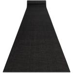 Czarne Chodniki dywanowe gładkie z polipropylenu marki Dywany Łuszczów 