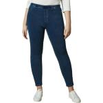 Niebieskie Elastyczne jeansy Skinny fit dżinsowe marki Marina Rinaldi w rozmiarze dużym 