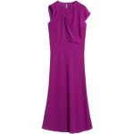 Fioletowe Sukienki midi damskie marki Max Mara w rozmiarze XS 