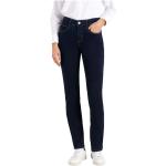 Ciemnoniebieskie Jeansy z wysokim stanem damskie luźne dżinsowe marki MAC w rozmiarze XS 