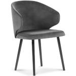 Ciemnoszare Krzesła stylowe marki windsor & co sofas 