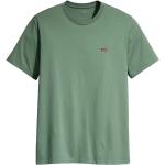 Ciemnozielone Koszulki męskie z krótkimi rękawami eleganckie marki LEVI´S w rozmiarze XL 