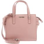 Brązowe Shopper bags damskie marki Calvin Klein 