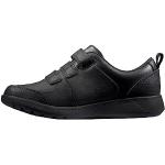 Czarne Sneakersy na rzepy dla chłopców Rzepy w paski marki Clarks w rozmiarze 35,5 