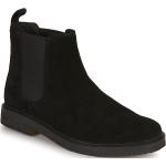 Przecenione Czarne Wysokie buty męskie marki Clarks w rozmiarze 41 - wysokość obcasa od 3cm do 5cm 