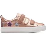 Różowe Sneakersy dla dziewczynek marki Clarks w rozmiarze 27,5 