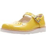 Żółte Sandały skórzane dla dzieci syntetyczne na lato marki Clarks w rozmiarze 31 