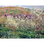 Claude Monet kwitnące drzewa śliwkowe XL olbrzymi