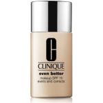 Przecenione Złote Kosmetyki do makijażu damskie - naturalny look 30 ml bezzapachowe marki CLINIQUE Even Better 