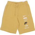 Żółte Szorty męskie w stylu casual marki Nike w rozmiarze XL 