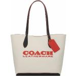 Coach Shopper bag skóra 31 cm chalk multi