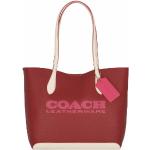 Coach Shopper bag skóra 31 cm cherry multi