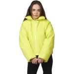 Żółte Kurtki zimowe damskie eleganckie z poliestru marki Jack & Jones w rozmiarze XL 