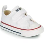 Białe Niskie trampki dla dzieci marki Converse Chuck Taylor All Star w rozmiarze 23 - wysokość obcasa do 3cm 