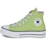 Zielone Wysokie sneakersy damskie amortyzujące marki Converse Chuck Taylor All Star w rozmiarze 42,5 